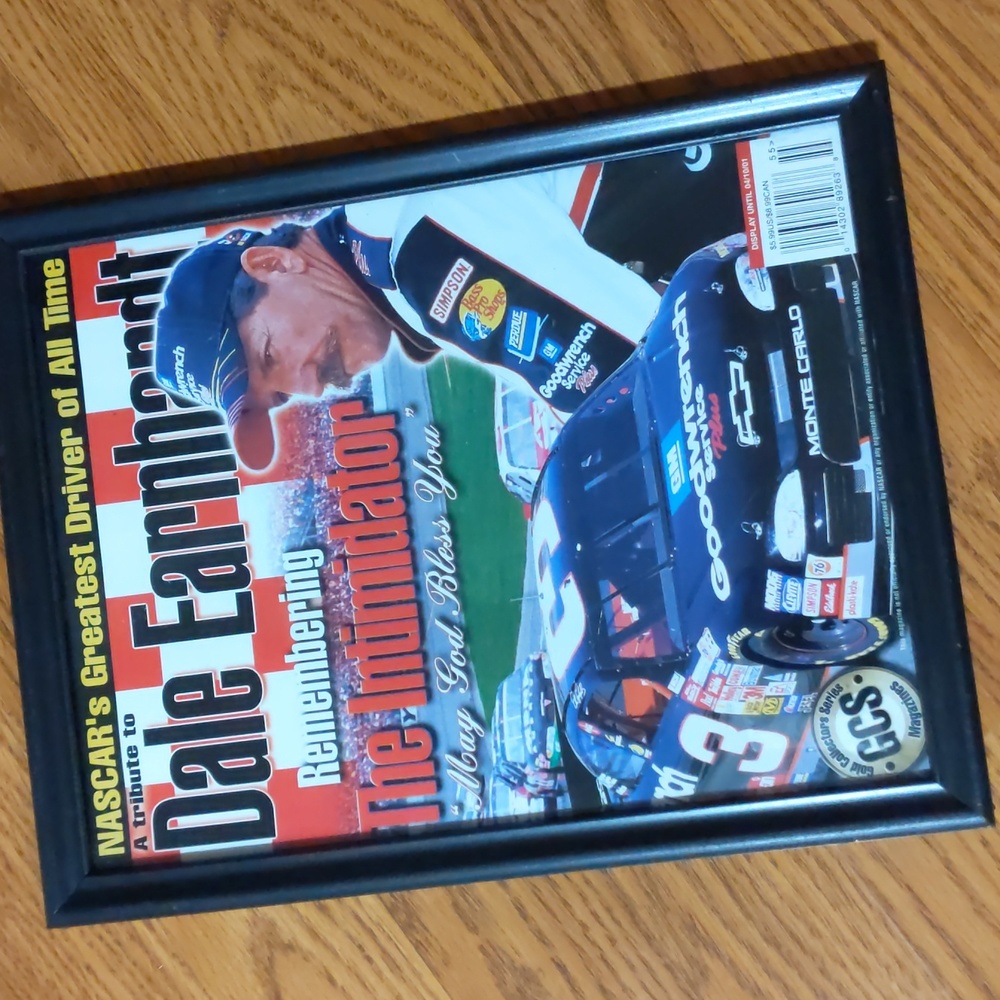 Dale Earnhardt magazine, a tribute to Dale Earnhardt remembering the intimidator